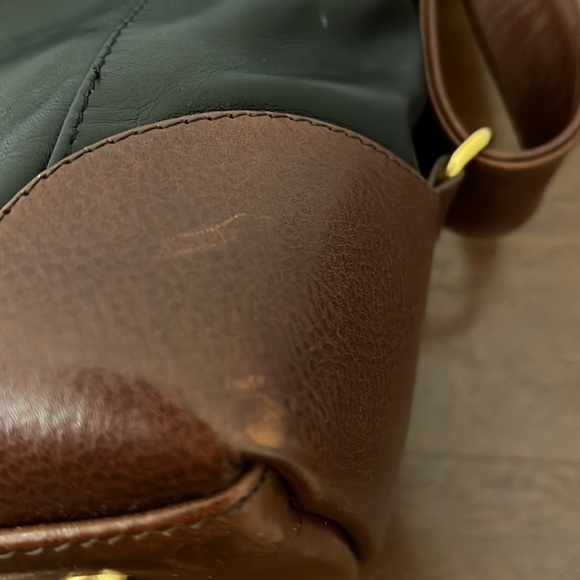 Marino Orlandi Italian made Black leather with Brown Leather Trim - Picture 12 of 16